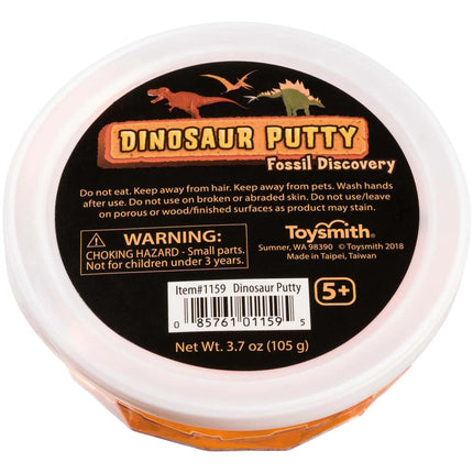 Dinosaur Fossil Putty- orange