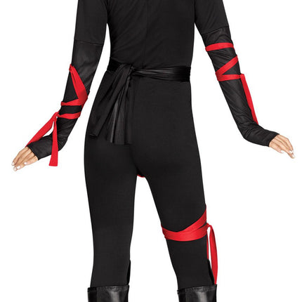 Ninja Warrior Costume- back view