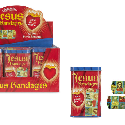 Jesus Bandages display