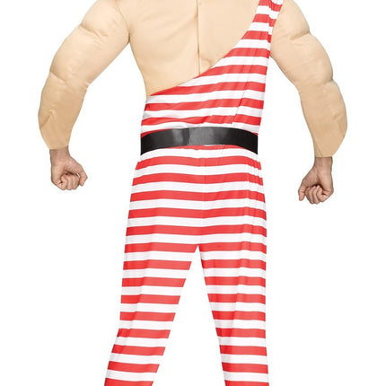 Carny Muscle Man- back view