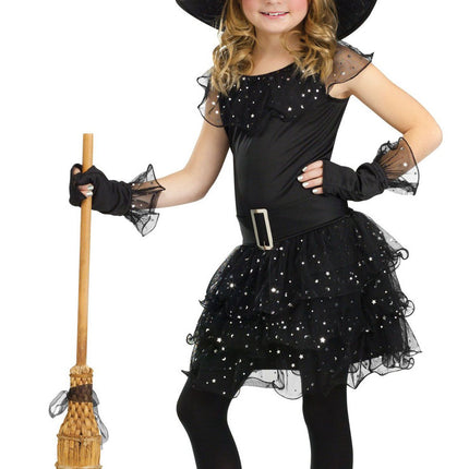 Glitter Witch Child Costume- front view