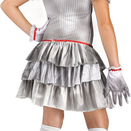 Girl's Carnevil Clown Costume- back view