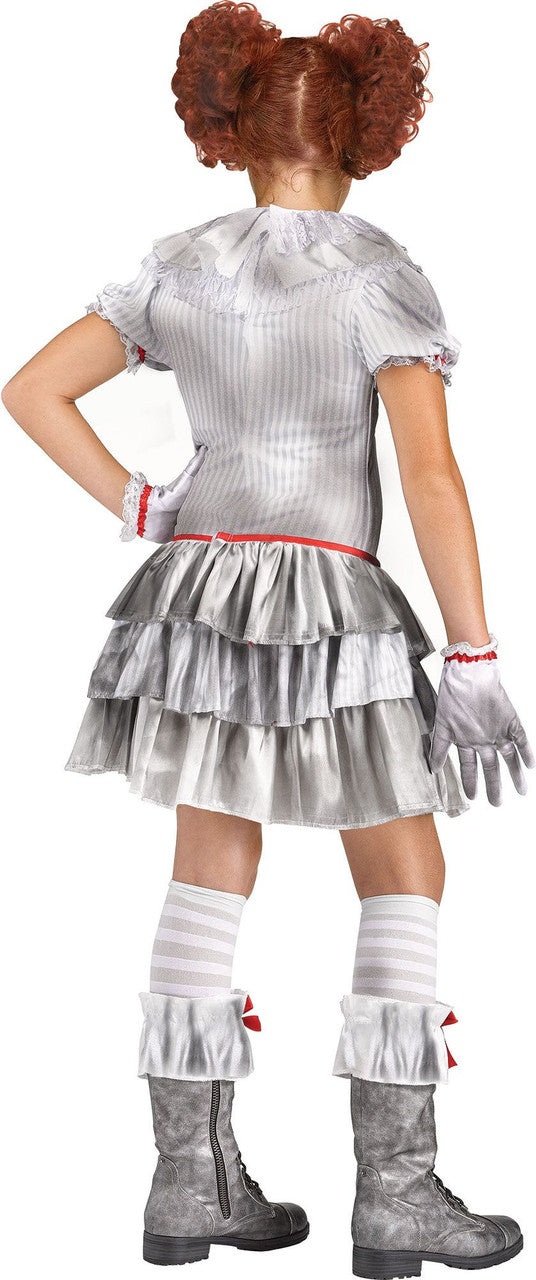 Girl's Carnevil Clown Costume- back view