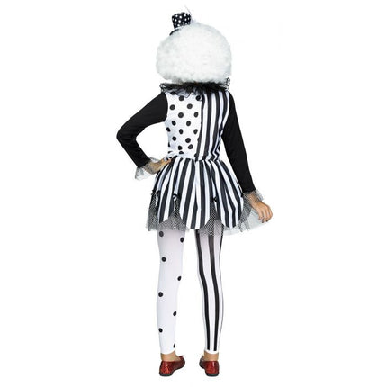 Killer Clown Girls' Costume- back view