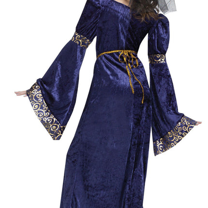 Renaissance Maiden Child Costume- backview