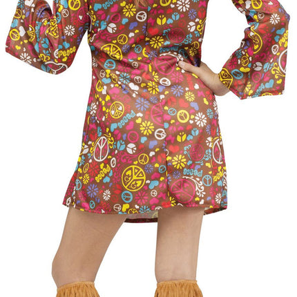 Peace & Love Hippie Child Costume- back view