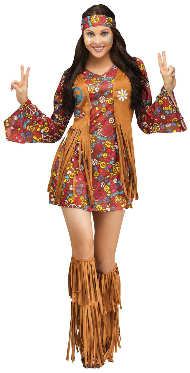 Peace & Love Hippie- front view