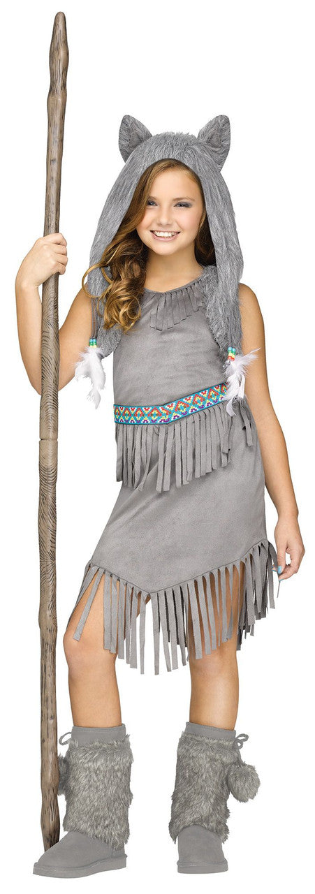 Wolf Dancer Child Costume- front view