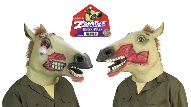 Zombie Horse Mask- both sides