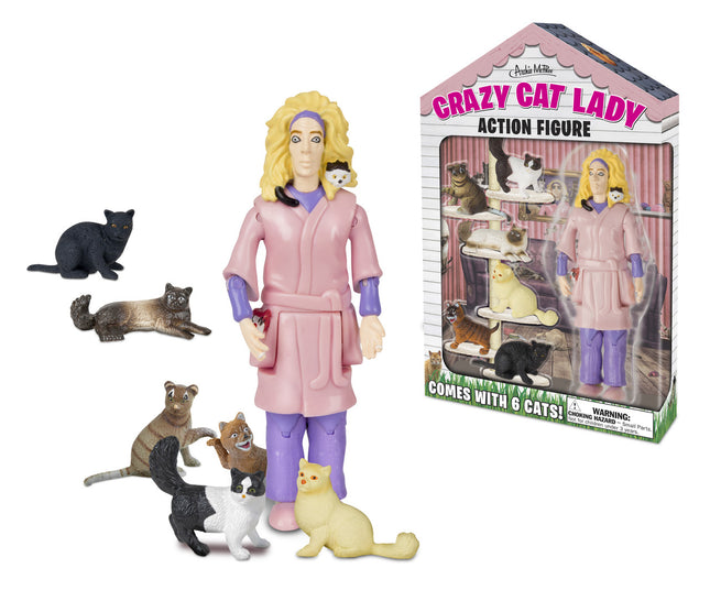 Crazy Cat Lady Action Figure