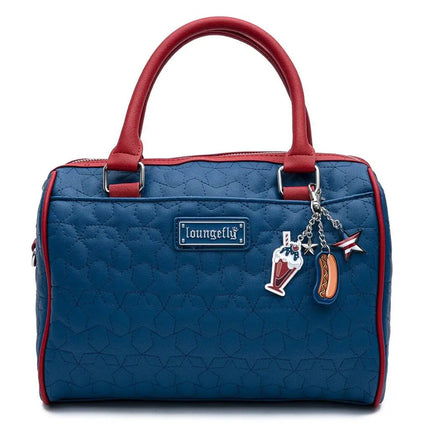 Quilted Americana Crossbody Bag- front view