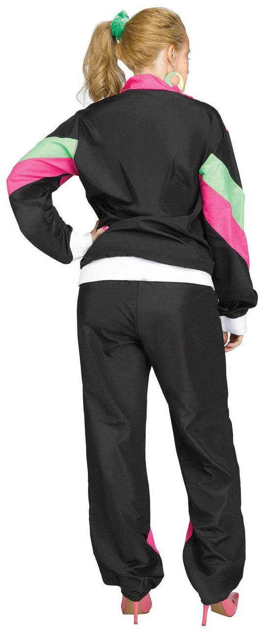 '80s Track Suit Costume- back view