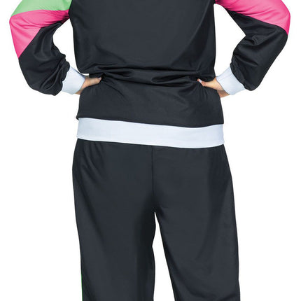 '80s Track Suit Costume- plus, back view