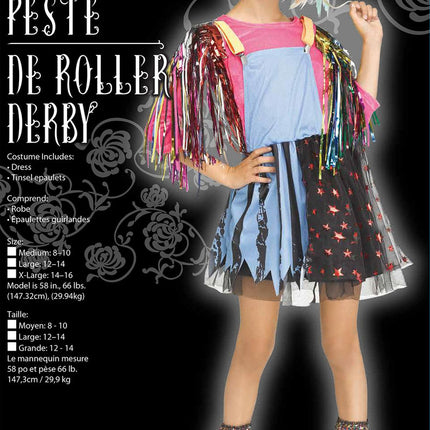 Roller Derby Rascal Child Costume- packaging