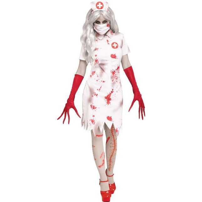Horror Nurse Adult Costume- front view