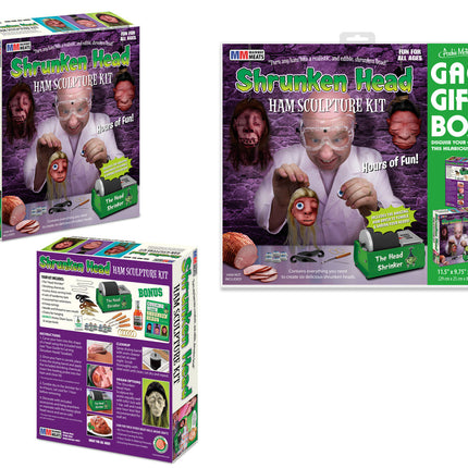 Shrunken Head Gag Gift Box