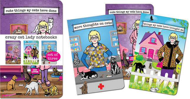 Crazy Cat Lady Notebooks