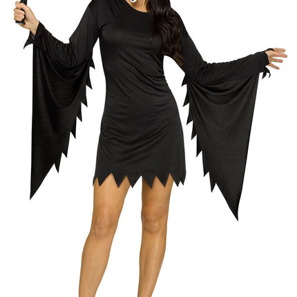 Ghost Face Glamour Costume- front view