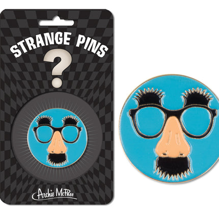 Disguise Glasses Pin