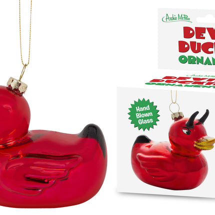 Devil Duckie Ornament
