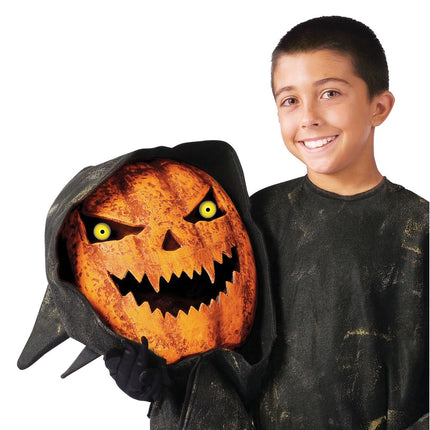 Bobble Head Pumpkin Child Costume- mask