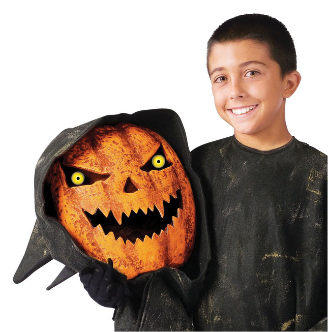 Bobble Head Pumpkin Child Costume- mask