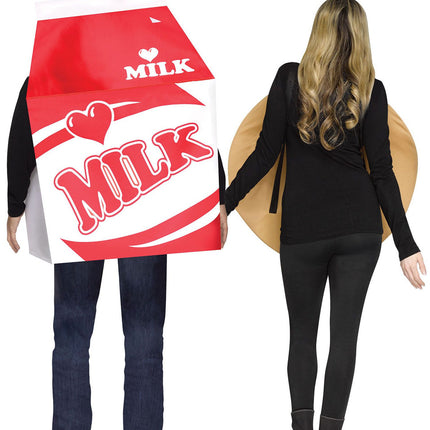 Cookies & Milk Couples Costume- back view