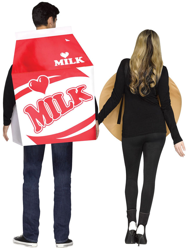 Cookies & Milk Couples Costume- back view