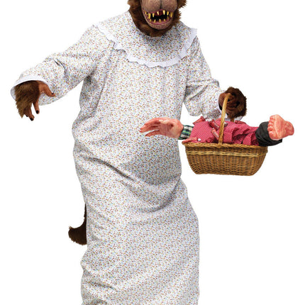 Adult Big Bad Granny Wolf Costume