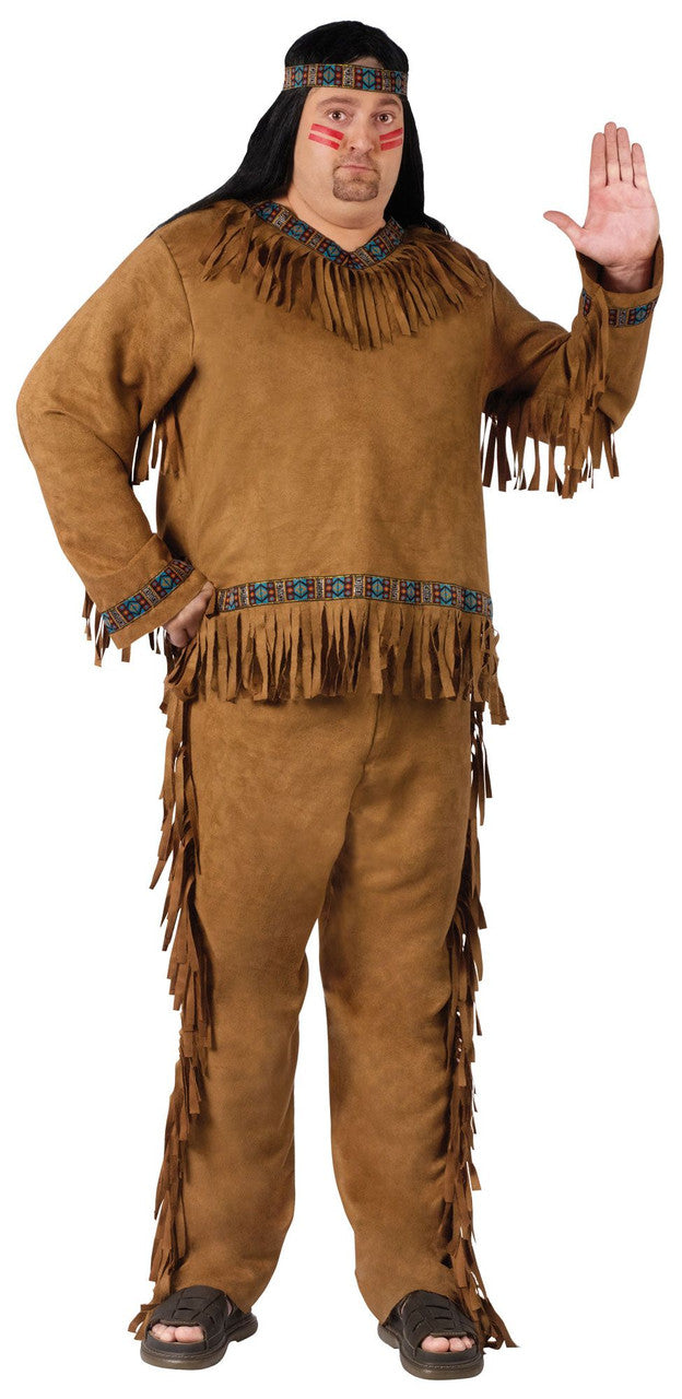 Native American Adult Costume- plus