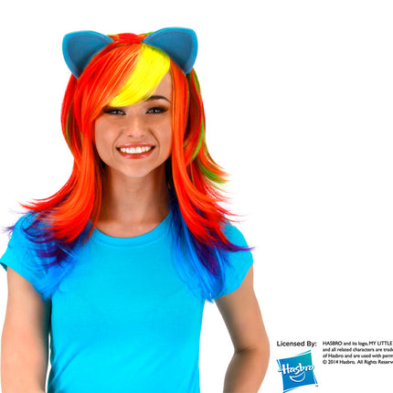 My Little Pony- Rainbow Dash Wig with Ears