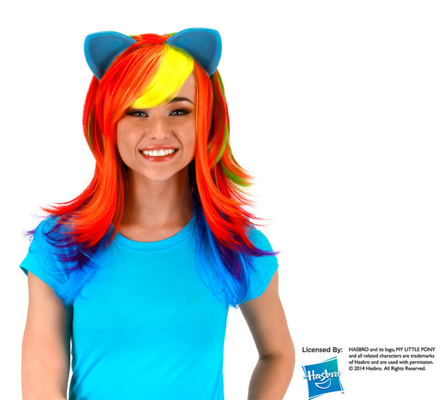My Little Pony- Rainbow Dash Wig with Ears