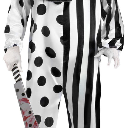 Killer Clown Adult Costume- front view