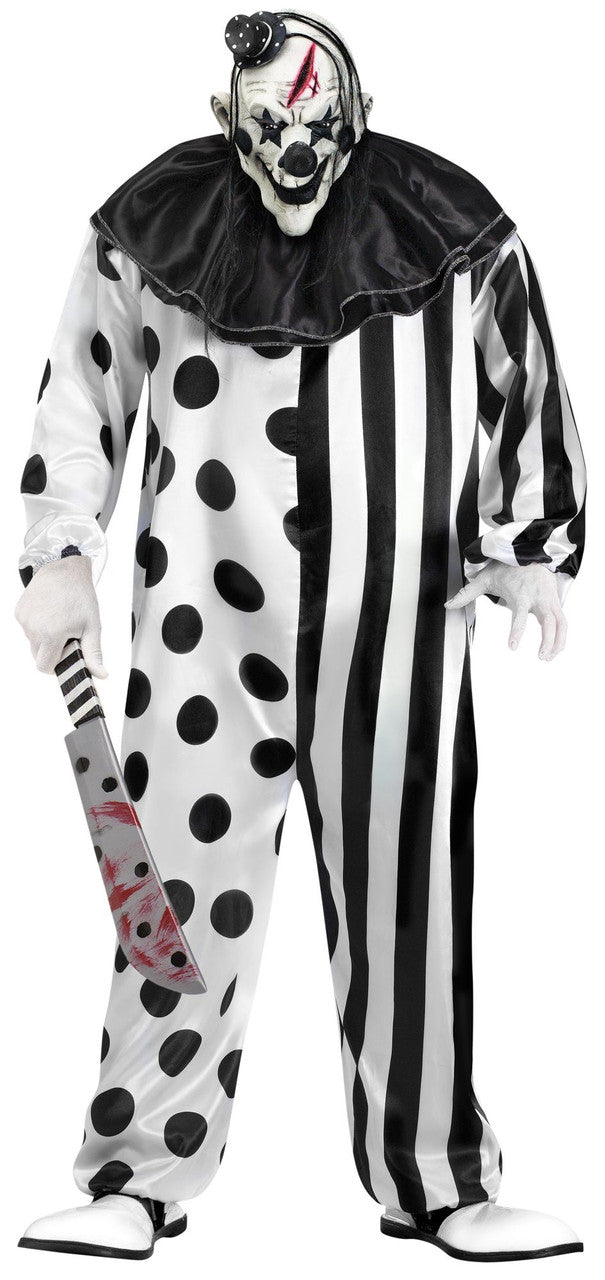 Killer Clown Adult Costume- front view