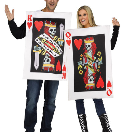 King and Queen of Hearts Couples Costume