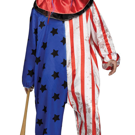 Evil Clown Adult Costume- front view