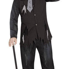 Ghostly Gangster Costume- front view