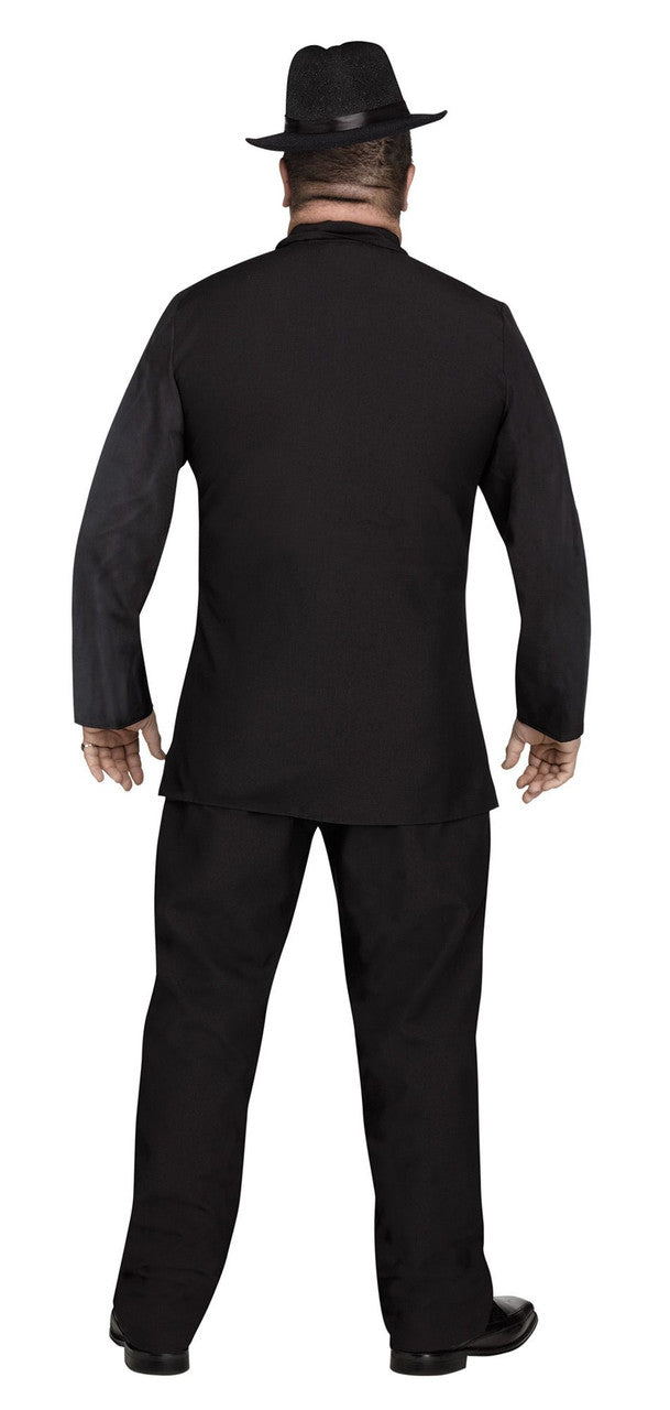 Ghostly Gangster Costume- back view
