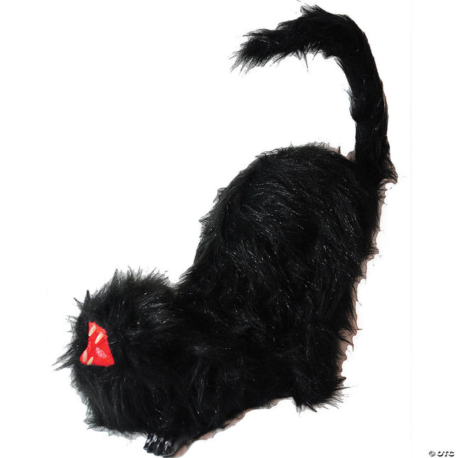 14" Black Cat Animated Prop- left side view