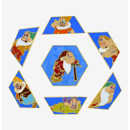 Seven Dwarfs Gem Blind Box Pins- pins seperated