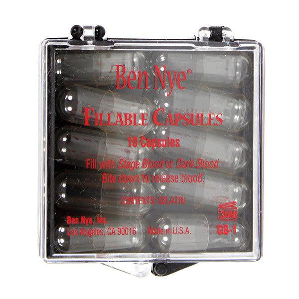 10 Empty Fillable Capsules