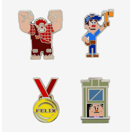 Wreck-It Ralph 4 Piece Pin Set- all pins