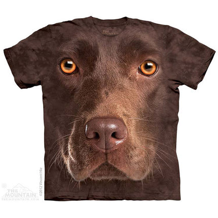 Chocolate Lab Face Child Tee