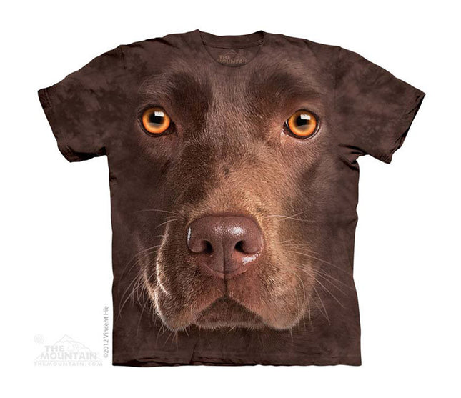 Chocolate Lab Face Child Tee