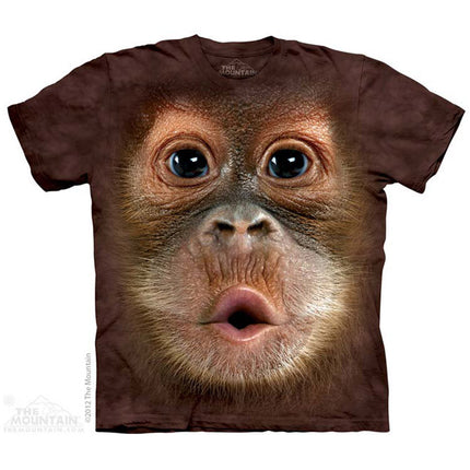 Big Face Baby Orangutan Child Tee