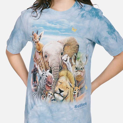 African Selfie Child Tee- worn by model
