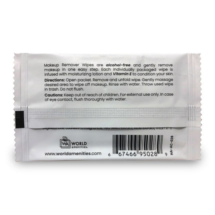 Makeup Remover Cloths- 6 Pack- back view