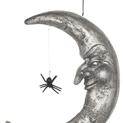 Hanging Moon with Spider