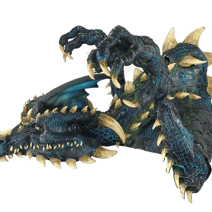 Smolder the Black Dragon Mask- side view
