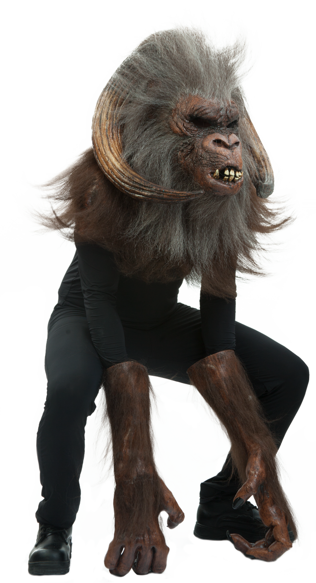 Primal Beast Mask & Hands- worn by model